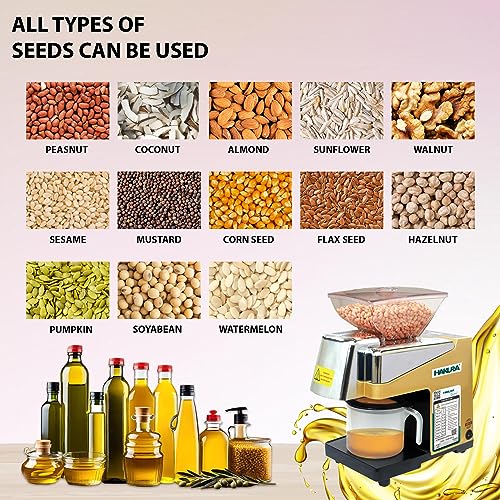 Comfort home oil press side view