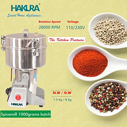 SP1000 product specifications and grinding examples