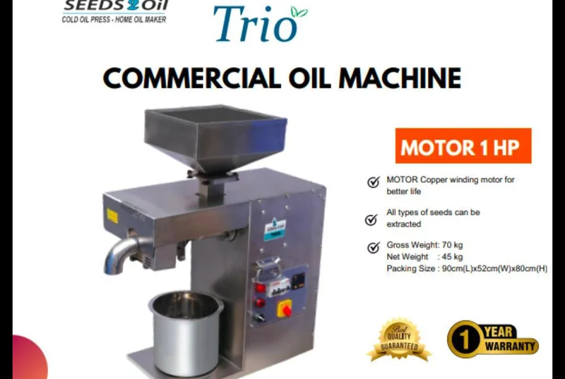 TRIO oil press new model