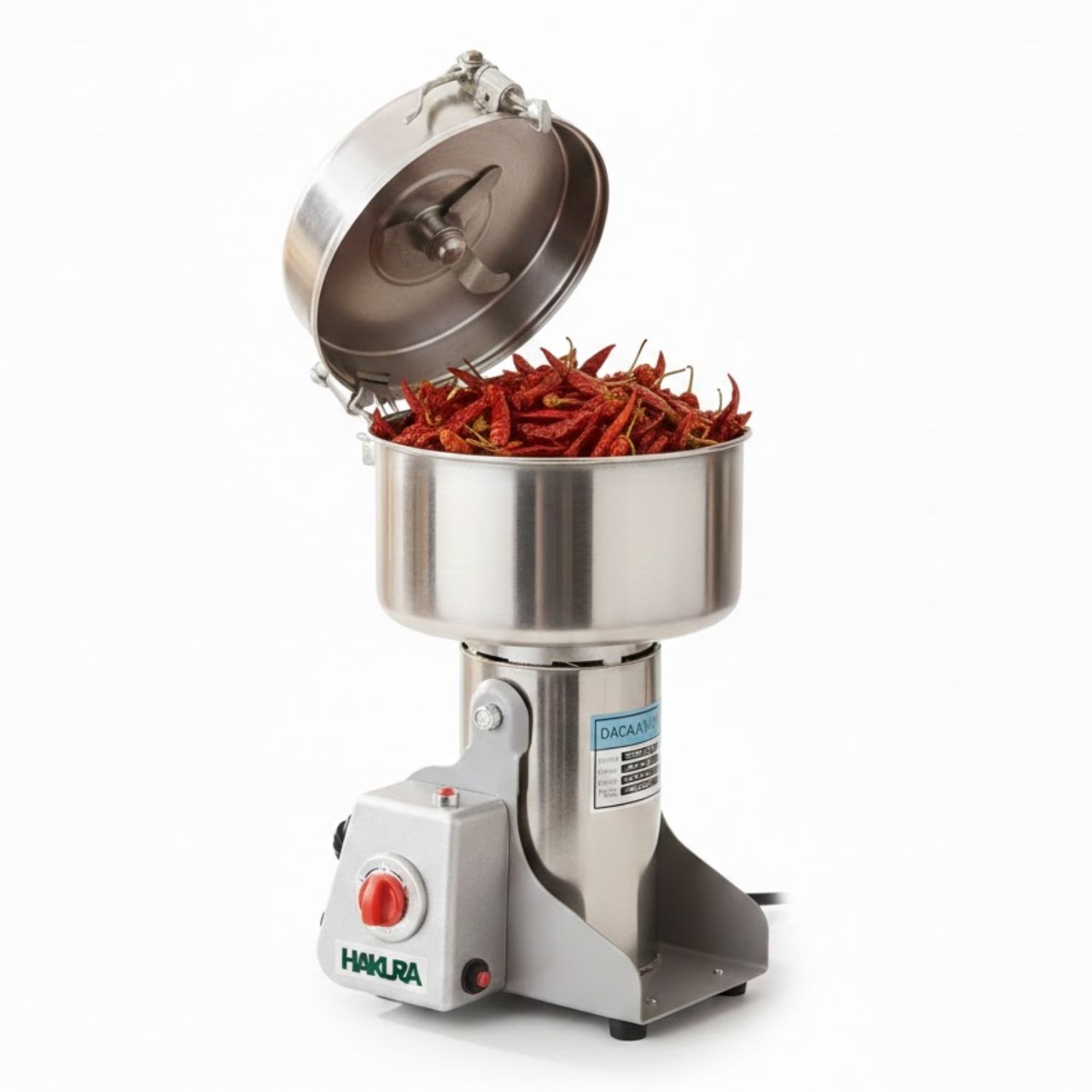 Hakura spice mill grinding wheat to atta